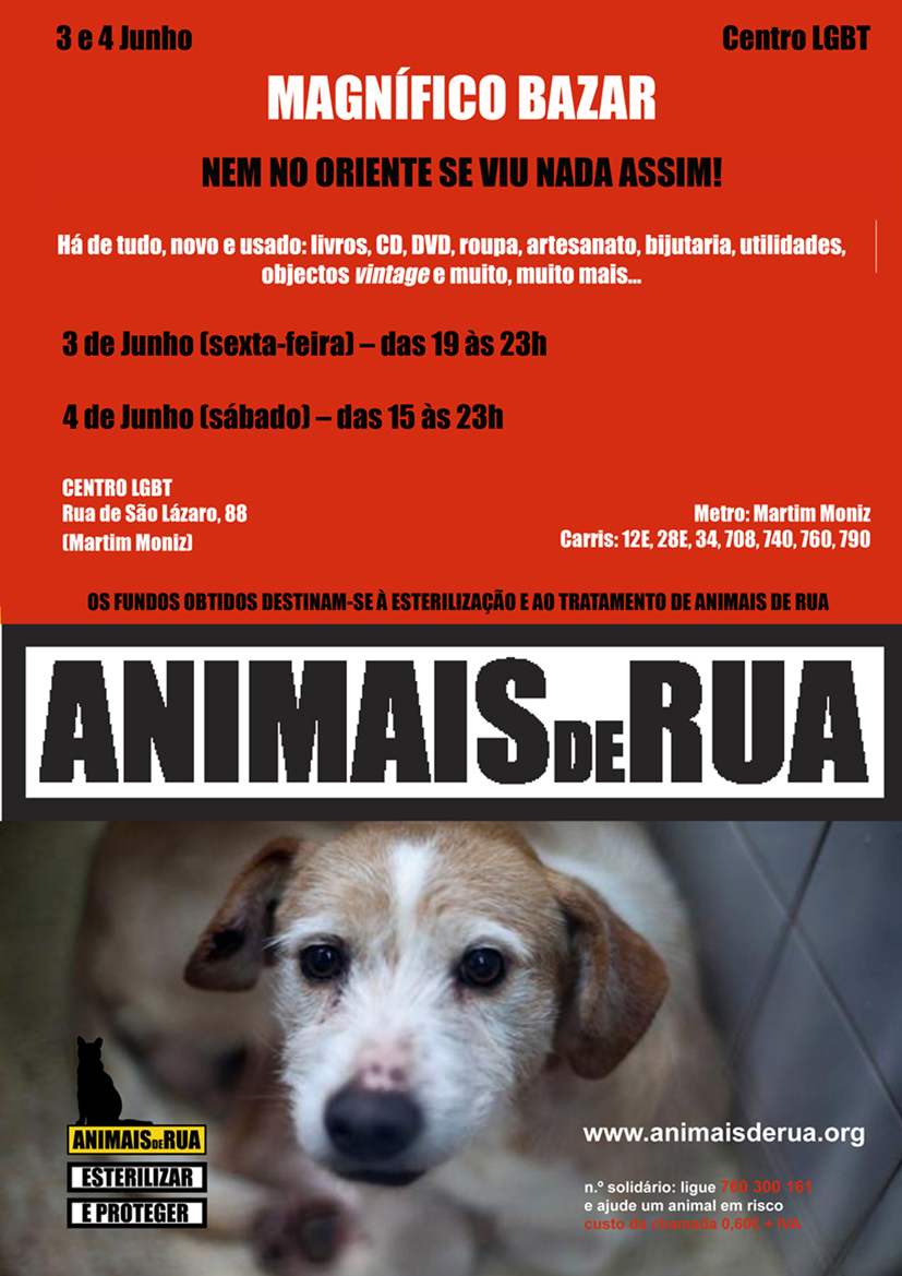 Bazar da Animais de Rua